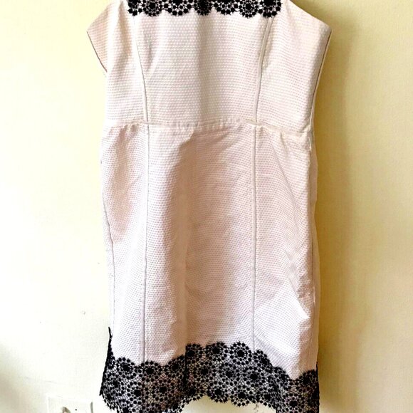 $499 Max Mara Sportmax Ivory Mid-length Dress With LACE **IT 48, US 14 - Picture 4 of 10